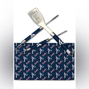 NWT Atlanta Braves BBQ Tool Set